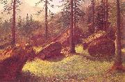 Albert Bierstadt Wooded Landscape Norge oil painting reproduction